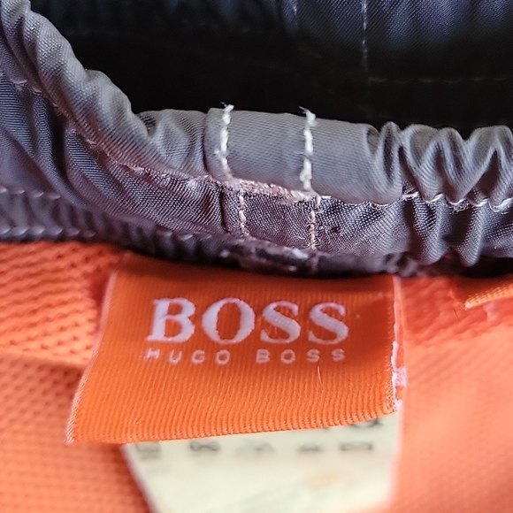 Hugo Boss XL Swim Running Shorts Mesh Lining, pockets, drawstring Orange label - Picture 5 of 9
